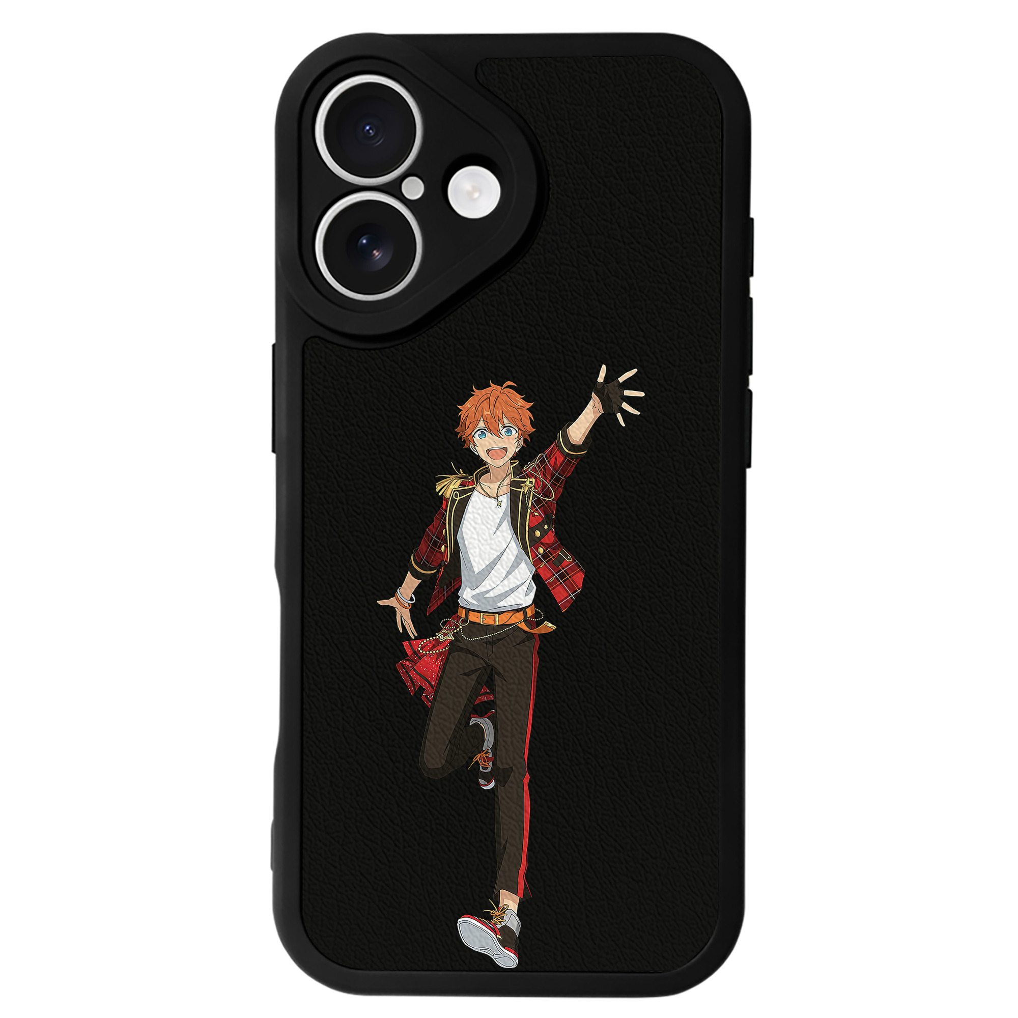 （画像用） あんさんぶるスターズ! Ensemble Stars 【iPhone 16シリーズ対応】シリコンスマホケース（レザー調） 材質：シリコン